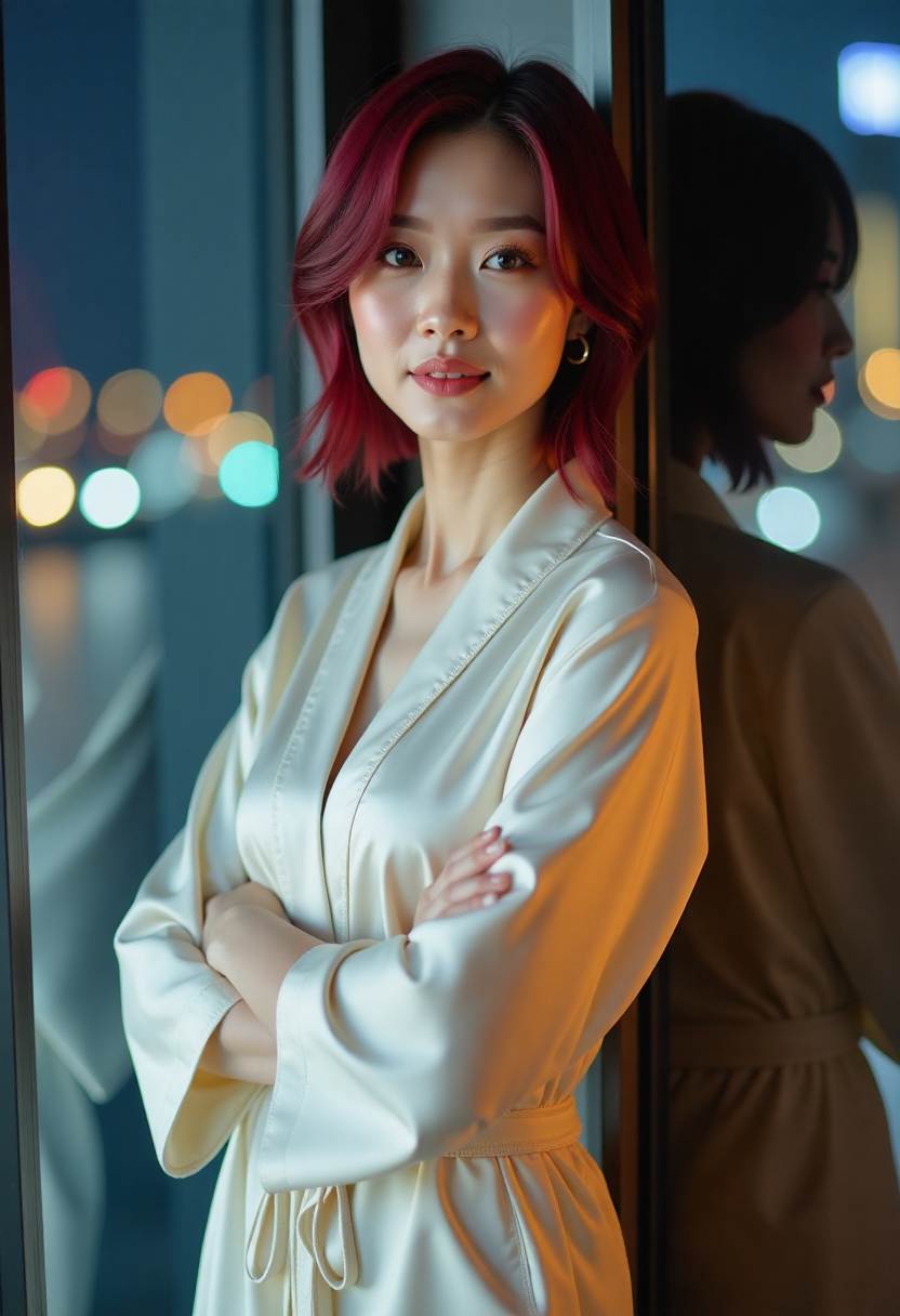 机场塔台在夕阳下的剪影
