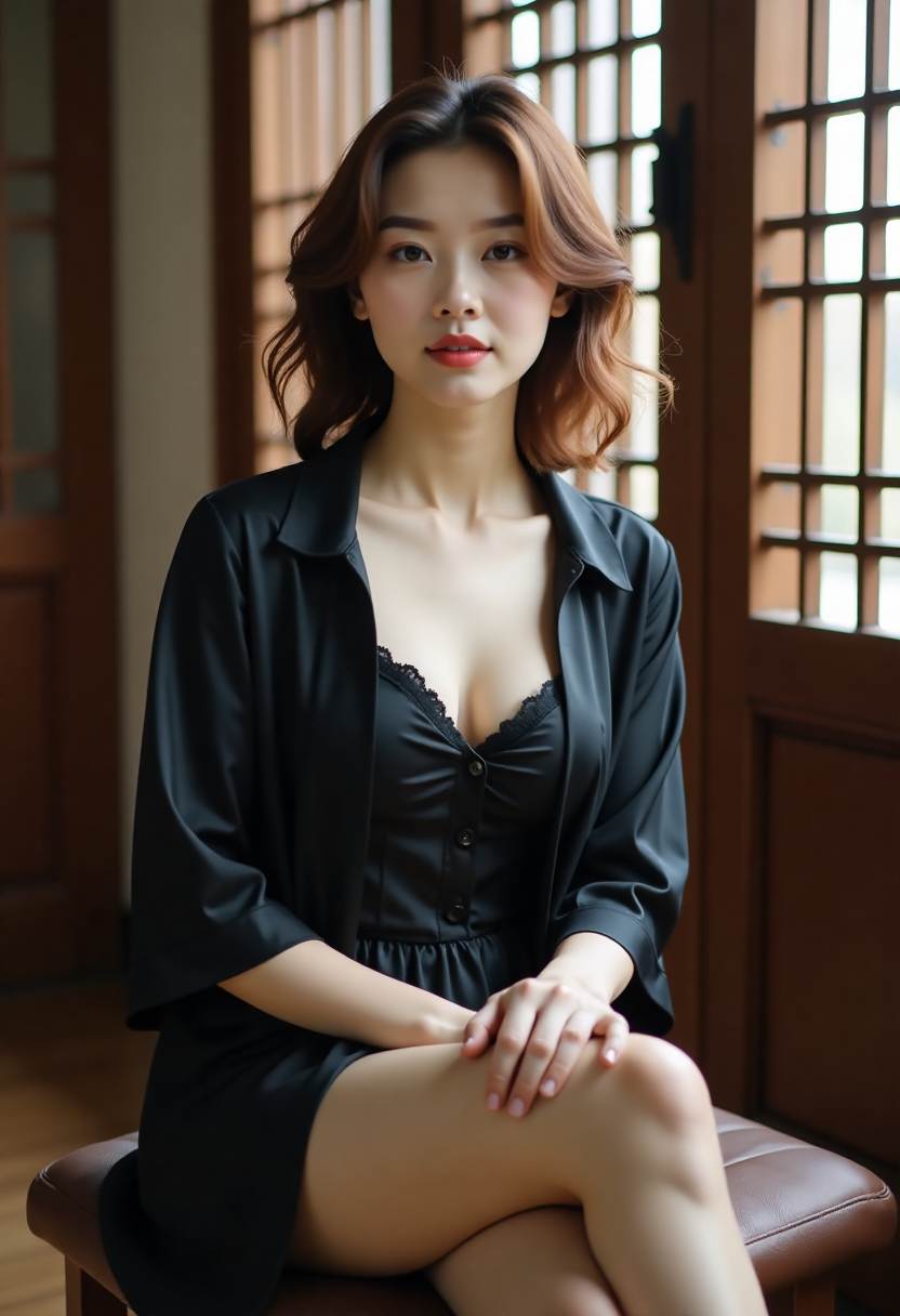 机场跑道边的飞机与云朵